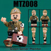 MTZ008-011 World War II Navy Young Soldiers, Militia Maiden Minifigures