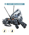 898PCS MOC Mecha Hermit crab