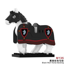 M135-140 Medieval Castle Series War Horse Mounts Minifigures