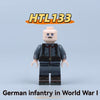 HTL128-135 German World War I (RiflemanGrenadier)minifigures