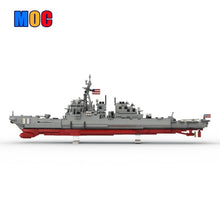 (Gobricks version) 1060pcs MOC-205398 DDG 51 Arleigh Burke - Flight I version
