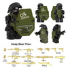 YZ00116C-00127C Operation Delta Force (with gold weapon fragments) - Military Special Forces Minifigures