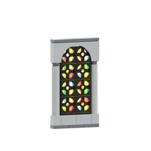 (Gobricks version) 44PCS MOC-152150 Stained Glass Window