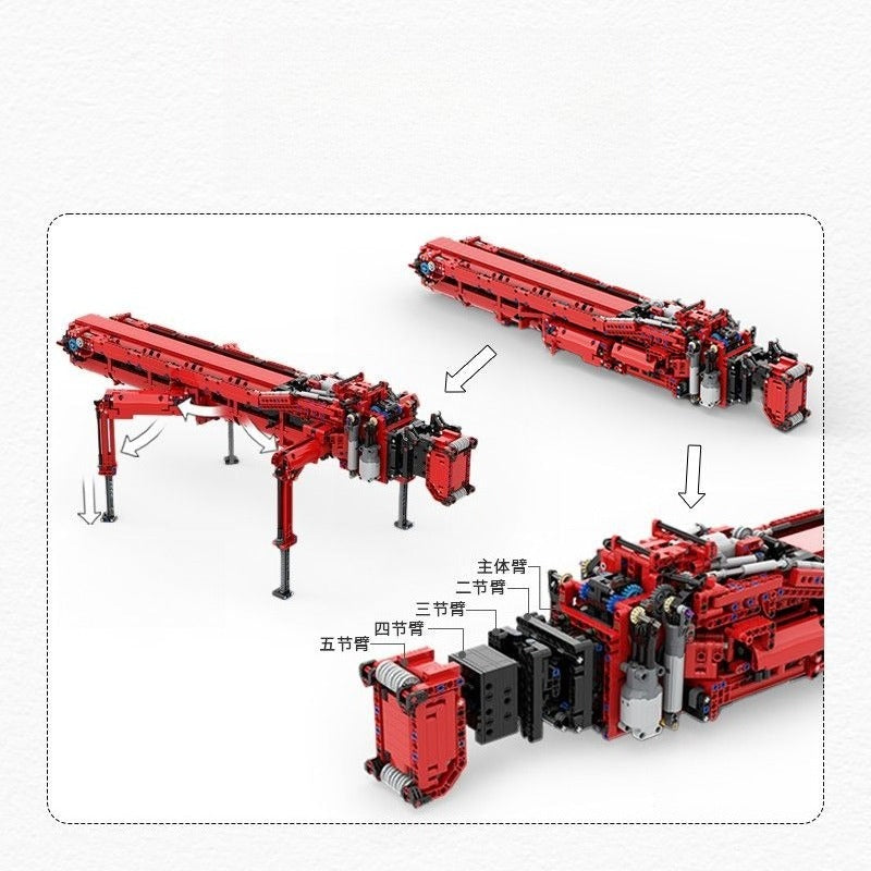 Ubricks E1001 2026 5V Liebherr Ltm11200 Mobiele Kraan Model Afstandsbediening Moc 10400 PCS - Afbeelding 20
