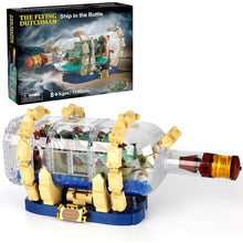 1100pcs 92199 Ship in a Bottle-flying dutchman