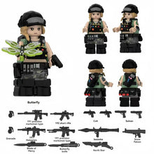 YZ00176 Delta Force Lena Vandermeer, codenamed "Butterfly"Minifigures