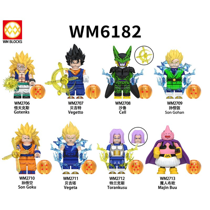 WM6182 Dragon Ball series Minifigures – Joy Bricks