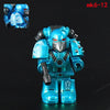 MK6 Warhammer 40k Series Space Marine Sons of Horus Night Lords Minifigures