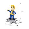 (Gobricks version) 626PCS MOC-179833 FALLOUT: Vault Boy posable desktop figurine with stand!