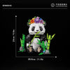 1501pcs KQIBOXXR KQ202 Bamboo Forest Giant Panda