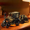 1331pcs HUIYOYOYI H1003 Retro Mechanical Steam Car