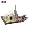 178PCS  MOC-61032 Luke Skywalker' hut and speeder on Tatooine