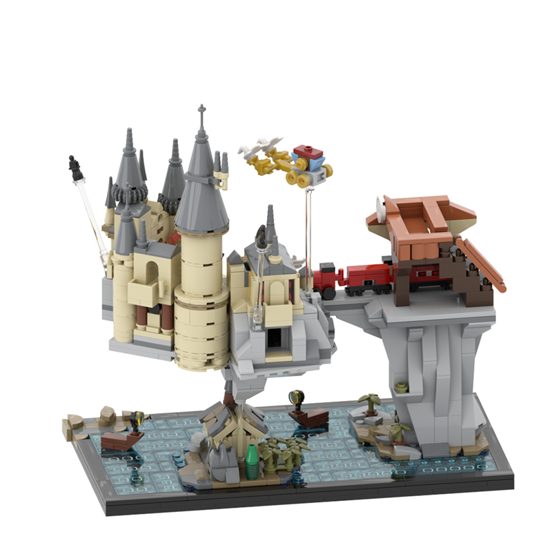 (Gobricks version) 920PCS Harry Potter Hogwarts Castle of Witchcraft and Wizardry