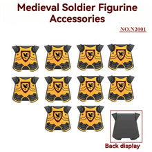 10pcs N2001-N2006  Medieval Soldier Minifigure Accessories