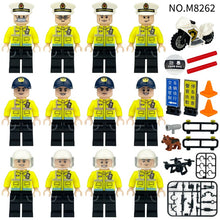 M8266 Spring Thunder Action Group M8262 Traffic police duty team Minifigures