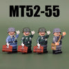 MT52-55 World War II Army Mountain Hunter Corporal, Medic Soldier Minifigures