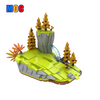 (Gobricks version) 436pcs MOC Calvin and Hobbes - Tigger on the grass