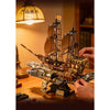 1979pcs HUIYOYOYI H1002 Steampunk Series – Vintage Steam Whale Ship