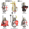 DT8910 DT8911 Medieval Crusader Knight Minifigures