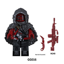 GG016-017 ZX82501-1 ZX82601-1 Delta Force series, Captain of the Id Guard Minifigures