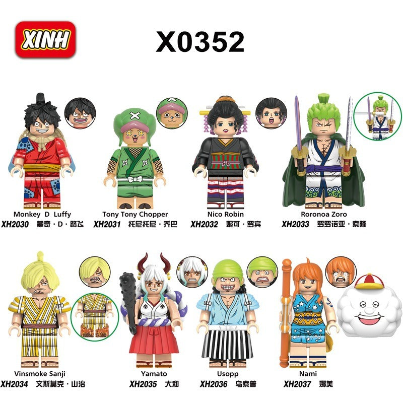 X0352 Cartoon One Piece Series Minifigures – Joy Bricks