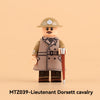 MTZ039-MTZ042 British machine-gunner cavalryman, World War I Minifigures
