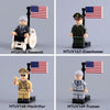 MTUV146-MTUV149 World War II History American Military Figure President General Minifigures