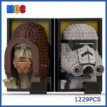 1229pcs MOC-115373 Star Wars 3D Frames - ObiWan Kenobi & Stoormtrooper
