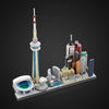 (Gobricks version) 970pcs MOC-220320 City of Toronto Skyline
