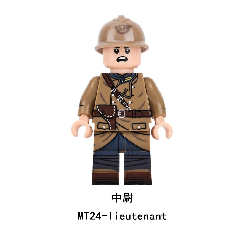 MT24-27 French soldiers in World War II Minifigures – Joy Bricks