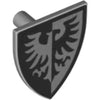 PARTS 3846 Crown Lion Wolf Head  Falcon Elk Crusader Shield 5PCS