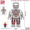 DY1813-1814 Transparent human anatomical skeleton Minifigures