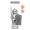 V1007 medieval castle gothic knight military soldier minifigures (new, updating)