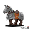 M141-143 Medieval Series Gothic Wide Warhorse Mounts Minifigures