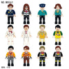 M8073 M8080 M8068 M8006 M8096 M8092 M8076 M8063 M8100 Urban Minifigures