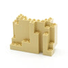 4pcs 4*10*6 Mountain Peak Stone MOC Bricks 6082