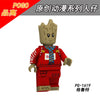 PG8185 Christmas Character Captain America Clown Deadpool Wolverine Minifigures