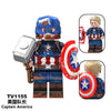 TV6216 TV6217 TV6218 New Captain America Hulk Hulk in the Superhero Series Minifigures (new, updating)