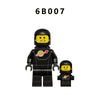 6B003-6B010 Colorful astronaut Minifigures