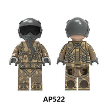 AP522-523 Air Force pilots German and American troops Minifigures