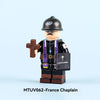 MTUV058-062 World War II Chaplain soldier Minifigures