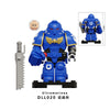 DLL016-021 Warhammer 40K Space Marine Ultramarines Minifigures (8.2CM)