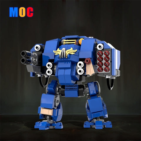 (Gobricks version) 398PCS MOC-175634 Ballistus Dreadnought - Warhammer 40K