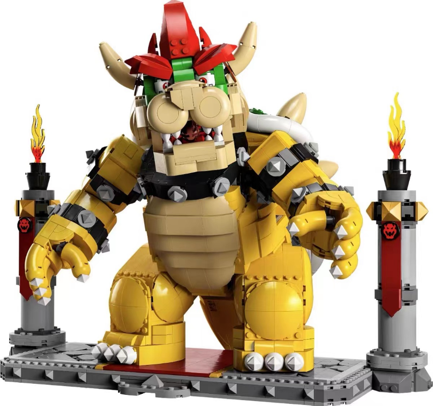 Large Bowser brick figure build