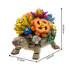 (Gobricks version) 518pcs MOC Turtle Flower Pot