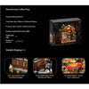 1606pcs HUIYOYOYI Steam Brew Café (with Rechargeable Battery Box & LED Lighting Strip)