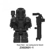 GG016-017 ZX82501-1 ZX82601-1 Delta Force series, Captain of the Id Guard Minifigures