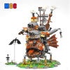 1249PCS MOC Howl's Moving Castle