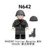 N641-644 Italian Infantry series Minifigures