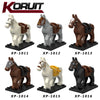 XP1011-1016 Medieval Military Warhorses Minifigures